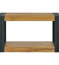 Wand-Badregal 60x45x35 cm Massivholz Teak