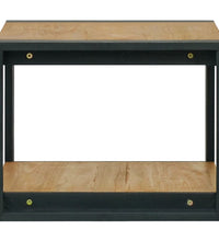 Wand-Badregal 60x45x35 cm Massivholz Teak