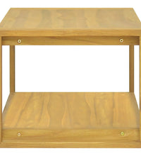 Wand-Badregal 110x45x35 cm Massivholz Teak