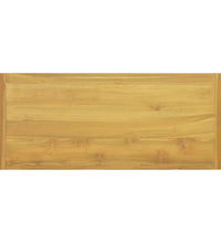 Wand-Badregal 110x45x35 cm Massivholz Teak