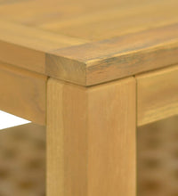 Couchtisch 60x60x40 cm Massivholz Teak