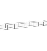 Hundezwinger Schwarz 8 m² Stahl