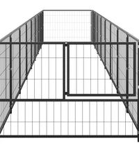 Hundezwinger Schwarz 8 m² Stahl