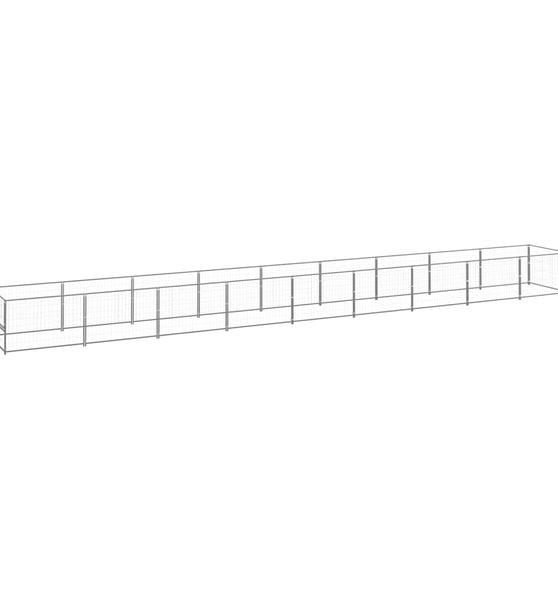 Hundezwinger Silbern 9 m² Stahl
