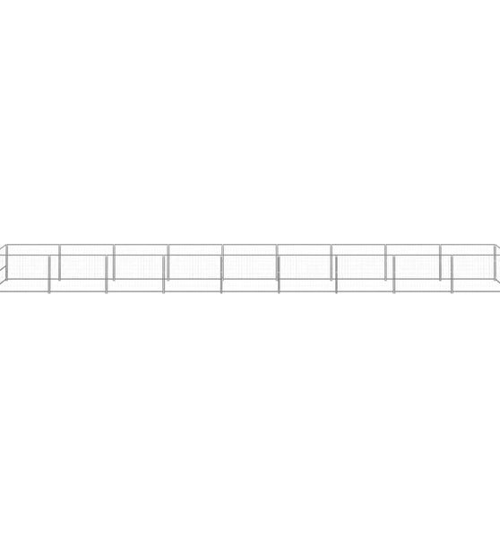 Hundezwinger Silbern 9 m² Stahl