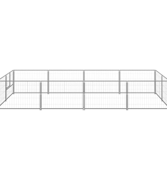 Hundezwinger Silbern 8 m² Stahl