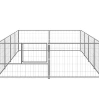 Hundezwinger Silbern 8 m² Stahl