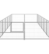 Hundezwinger Silbern 12 m² Stahl