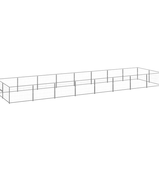Hundezwinger Silbern 16 m² Stahl