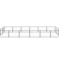 Hundezwinger Schwarz 18 m² Stahl