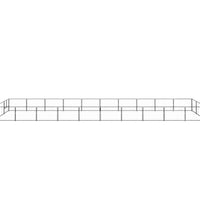 Hundezwinger Schwarz 30 m² Stahl