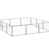 Hundezwinger Silbern 9 m² Stahl