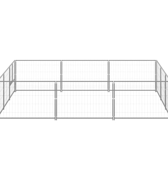 Hundezwinger Silbern 9 m² Stahl