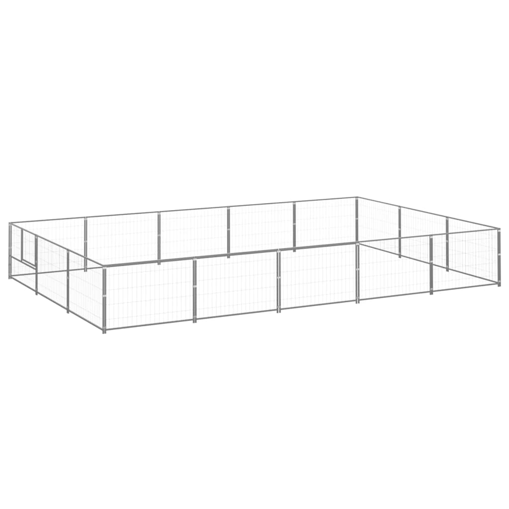 Hundezwinger Silbern 15 m² Stahl