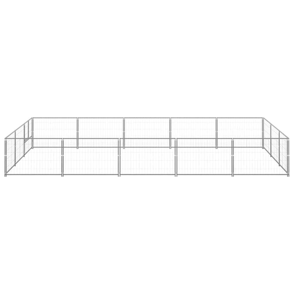 Hundezwinger Silbern 15 m² Stahl