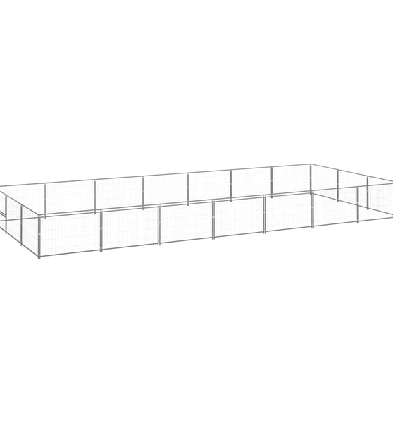 Hundezwinger Silbern 21 m² Stahl