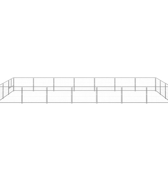 Hundezwinger Silbern 21 m² Stahl