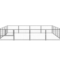 Hundezwinger Schwarz 20 m² Stahl