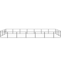 Hundezwinger Schwarz 28 m² Stahl