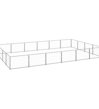 Hundezwinger Silbern 24 m² Stahl