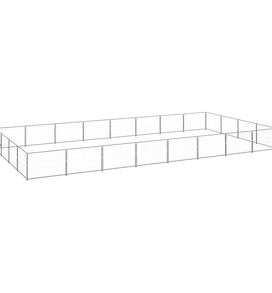 Hundezwinger Silbern 32 m² Stahl
