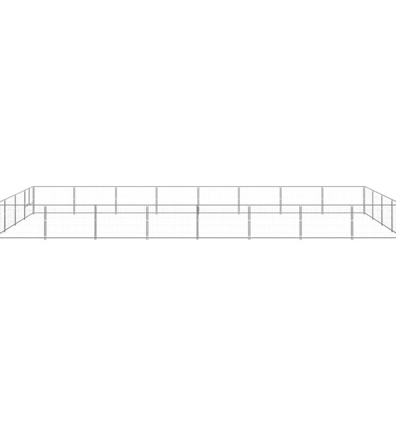 Hundezwinger Silbern 32 m² Stahl