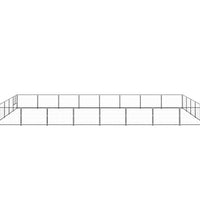 Hundezwinger Schwarz 40 m² Stahl