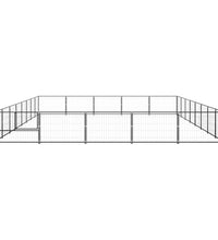 Hundezwinger Schwarz 40 m² Stahl