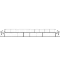 Hundezwinger Schwarz 50 m² Stahl
