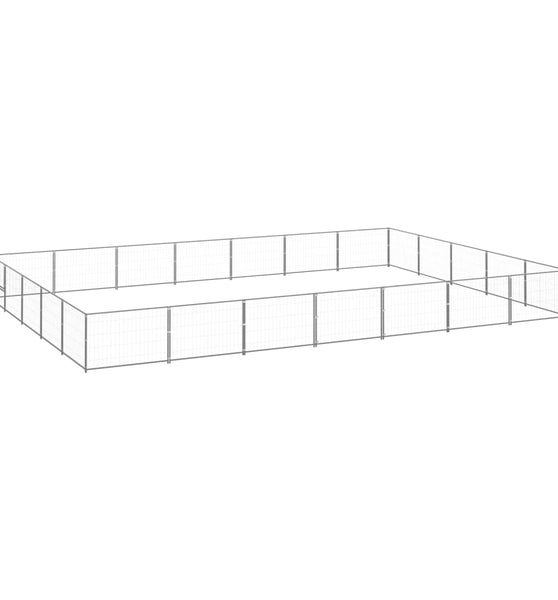 Hundezwinger Silbern 35 m² Stahl