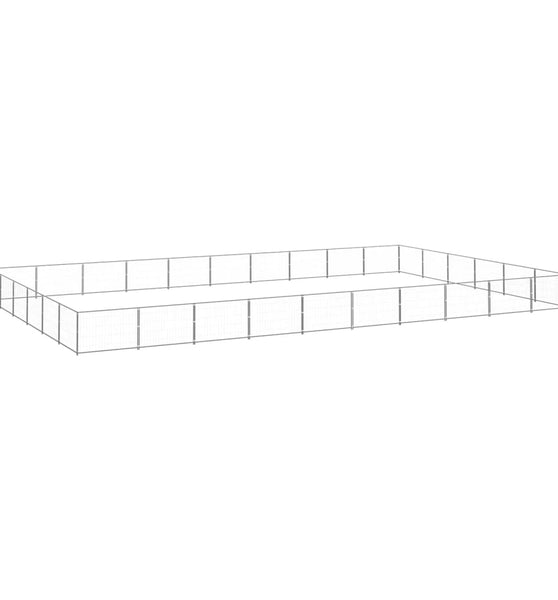 Hundezwinger Silbern 60 m² Stahl