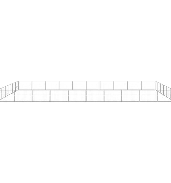 Hundezwinger Silbern 60 m² Stahl