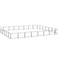 Hundezwinger Schwarz 56 m² Stahl
