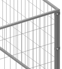 Hundezwinger Silbern 100 m² Stahl
