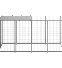 Hundezwinger Silbern 2,42 m² Stahl