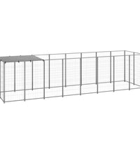 Hundezwinger Silbern 4,84 m² Stahl