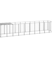 Hundezwinger Silbern 6,05 m² Stahl