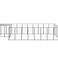 Hundezwinger Schwarz 10,89 m² Stahl