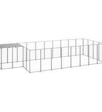 Hundezwinger Silbern 10,89 m² Stahl