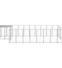 Hundezwinger Silbern 10,89 m² Stahl
