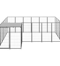 Hundezwinger Schwarz 8,47 m² Stahl