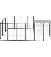 Hundezwinger Schwarz 8,47 m² Stahl