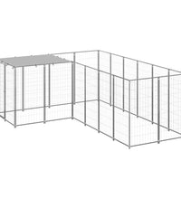 Hundezwinger Silbern 4,84 m² Stahl