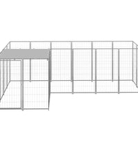 Hundezwinger Silbern 4,84 m² Stahl