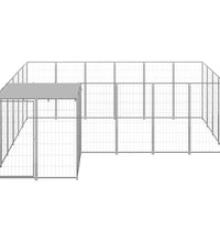 Hundezwinger Silbern 8,47 m² Stahl