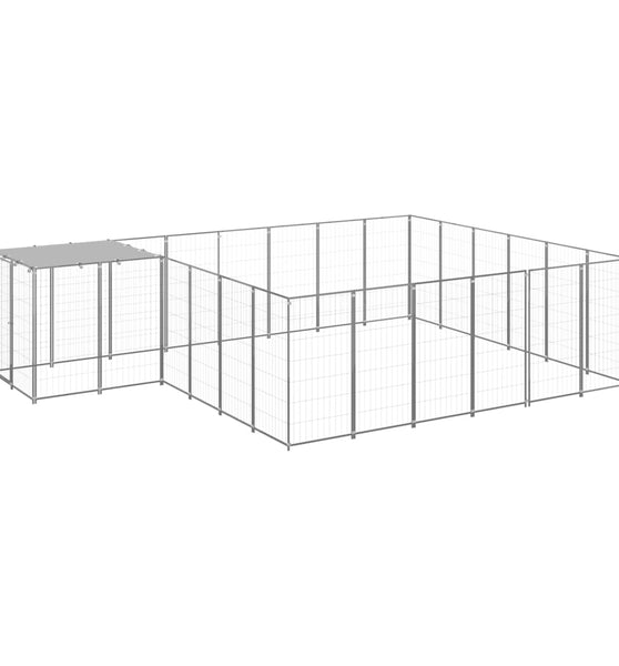 Hundezwinger Silbern 12,1 m² Stahl