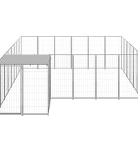 Hundezwinger Silbern 12,1 m² Stahl