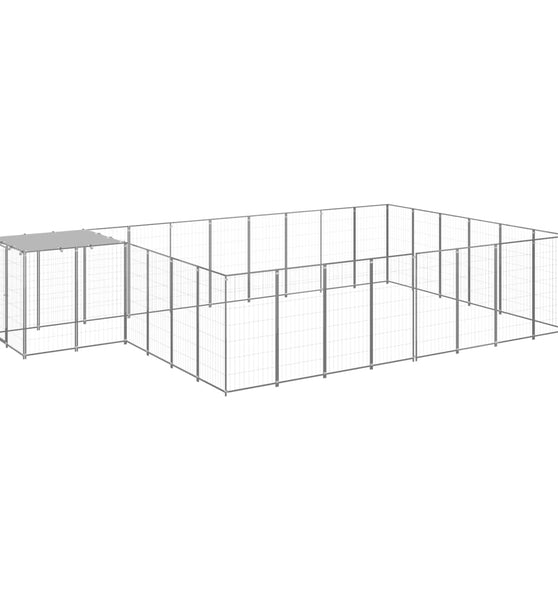 Hundezwinger Silbern 15,73 m² Stahl