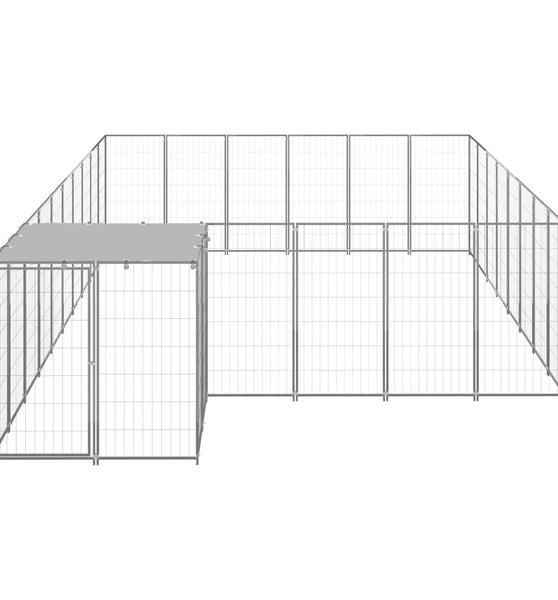 Hundezwinger Silbern 15,73 m² Stahl