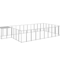Hundezwinger Silbern 19,36 m² Stahl